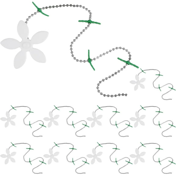 10 Pack Hair Shower Drain Catcher, Flower Shape Shower Drain Sink Remover Hair Filter Chain Hook Disposable Shower Drain Hair Catcher Bathtub Drain