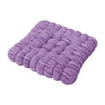 thumbnail image 2 of COFEST Soft Plush Floor Cushion for Living Room and Tatami Multi-Purpose Household Seat Cushion with Memory Foam Colorful Flock Floor Pillow Comfort and Supportive Living Room Seat Cushion Purple, 2 of 9