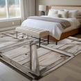 thumbnail image 5 of Countryside Idyllic Area&nbsp;Rug 6x9ft White Barn Door Farmhouse Art Non-Slip&nbsp;Washable Square&nbsp;Rugs Soft Felt Indoor Floor Mat for Bedroom Kitchen Living Room Bathroom, 5 of 9