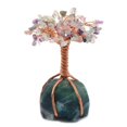thumbnail image 1 of Faux Crystal Tree Easy to Care Copper Wire Tree Desktop Healing Stone Ornament Home Decor, 1 of 8