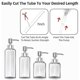 thumbnail image 3 of 4pcs Soap Dispenser Pump Replacement Stainless Steel Lotion Dispenser Pump For Regular 28/400 Neck, 3 of 4