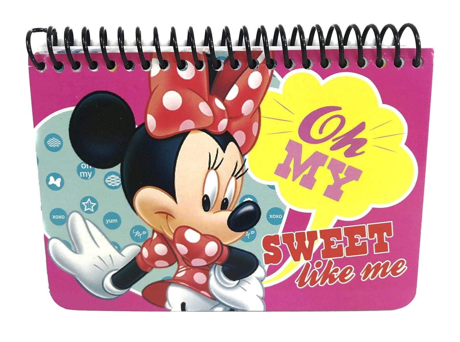 Disney Minnie Mouse Pink " OH MY" SWEET Like Me autograph book