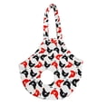 thumbnail image 1 of Billuyoard Bolsa para pollos, bolsa para aves de corral, bolsa de transporte. Fácil de transportar y cómoda. Ideal para gallinas, ideal para Suministros para pájaros rojo y negro Talla única, 1 of 6