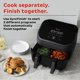 thumbnail image 2 of Instant VersaZone 9QT Air Fryer, 8-in-1 Functions with EvenCrisp Technology, Crisps, Broils, Bakes, Roasts, Dehydrates, Reheats at Same or Different Temperature, from the Makers of Instant Pot, Black, 2 of 5