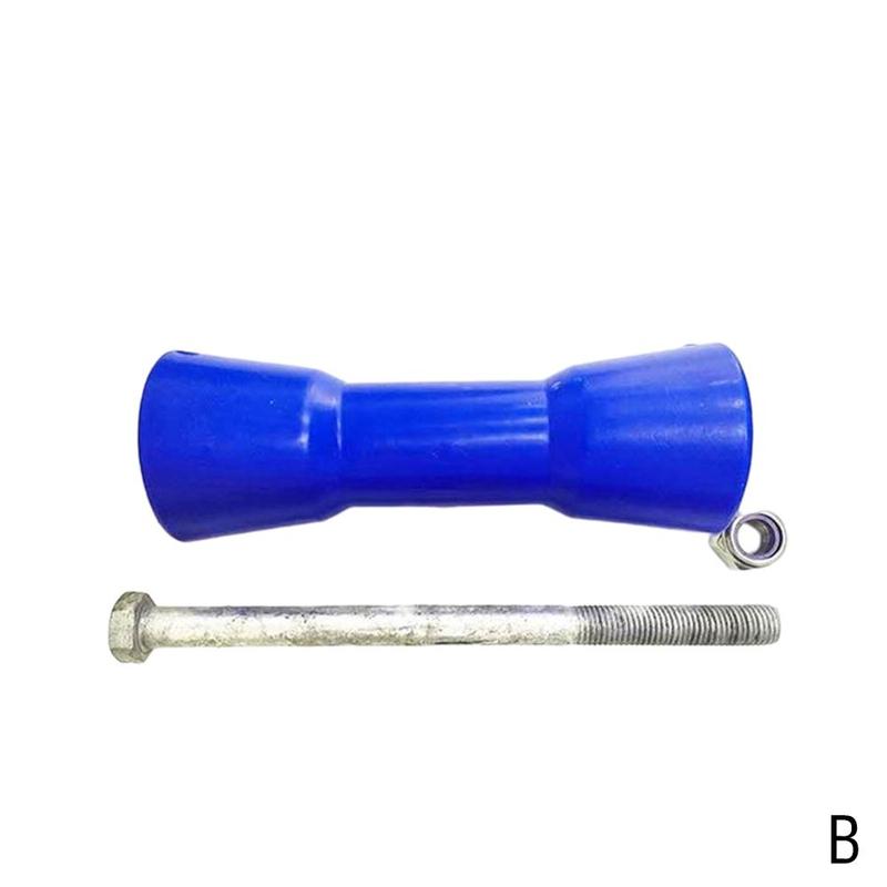 Blue Hard Plastic Boat Trailer Roller Pe Self Bolt Centering With O4X9