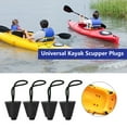 thumbnail image 4 of OWSOO 4 Pieces Universal Kayak Scupper Plugs Drain Holes Stopper Bung (Fit All Major Brands), 4 of 10
