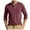 Wine, variant on Posijego Mens Pocket T-Shirts Crew Neck Long Sleeve Button Shirts Loose Lightweight Fall Basic Tee Shirts