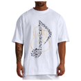 thumbnail image 1 of Xdzjlr T-Shirt Homme Usage Quotidien Col Rond Imprimé Instrument de Musique T-Shirt Décontracté Homme,TG, 1 of 5