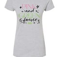 thumbnail image 3 of Wicked - Pink And Green Forever - Womens Juniors Fitted Graphic T-Shirt, 3 of 5