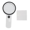 thumbnail image 2 of Magnifying Glass, Large Magnifying Glass Large Screen Ergonomic Handle 30X ABS Frame  for Classroom Science, 2 of 7