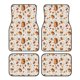 thumbnail image 1 of Fotbe Squirrel Juego de 4 Tapetes para Auto con Estampado – Alfombrillas de Goma Reforzada, Diseño Antideslizante, Protección para Todo el Año – Vehículos, Autos, Camionetas y SUVs, 1 of 7