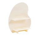 thumbnail image 1 of Cosmetic Storage Rack Makeup Shelf Organizer for Bathroom Bedroom Dressing Room Desk Milky White S, 1 of 13