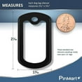 thumbnail image 5 of PinMart Military Dog Tag Silencer – Silicone Rubber ID Tag Protector – Tag Edge Bumper Prevents Noise & Scratching, Black - 5 PACK, 5 of 7