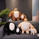 thumbnail image 3 of Almohada de cabeza pequeña de peluche, animal, oso, cabeza pequeña, músculo grande, cuerpo perezoso, zorro, unicornio, leopardo, abrazo para novio, regalo de Navidad, 3 of 5