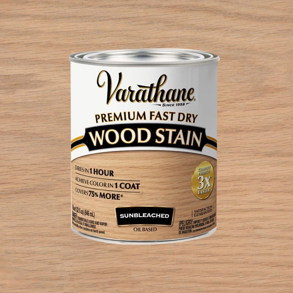 Sunbleached, Varathane Premium Fast Dry Wood Stain-262011, 32 fl oz