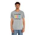 thumbnail image 4 of Im Just Here for my Peeps Easter Shirt Unisex Jersey Short Sleeve Tee, 4 of 10