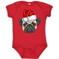 thumbnail image 3 of Inktastic Christmas Pug Dog Santa Boys or Girls Baby Bodysuit, 3 of 5