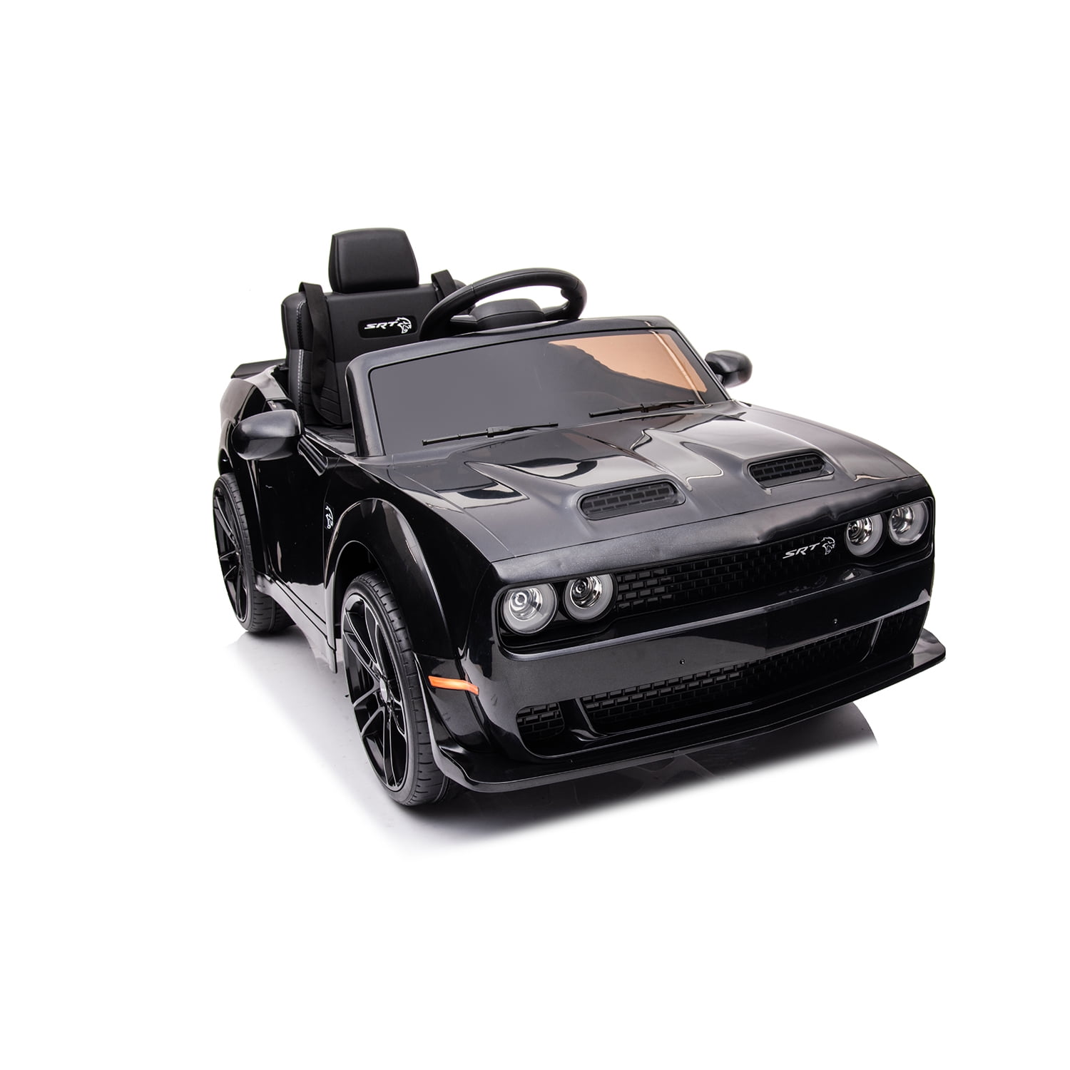 CIPACHO Licensed DODGE Challenger Children Ride On Car, 12V Battery Powered Electric 4 Wheels Kids Car Toys for Boys Girls, Black
