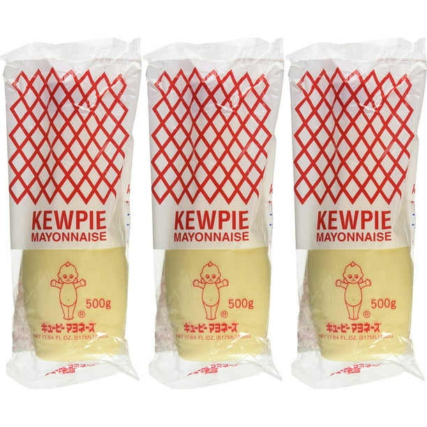 Japanese Kewpie Mayonnaise 17.64 oz. (Pack of 3)