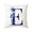 E, variant on Throw Pillow Covers Alphabet Decorative Pillow Cases ABC Letter Flowers Cushion Covers 18 x 18 Inch Square Pillow Protectors for Sofa Couch Bedroom Car Chair Home Decor
