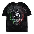 thumbnail image 2 of Men's Civil Regime  Black Eddie Guerrero Lucha Rose Everyday Boxy T-Shirt, 2 of 5