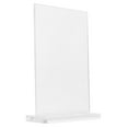 thumbnail image 3 of Miangastore Table Sign Stand Acrylic Flyer Holders Transparent 6Pcs 6.4x3.9x1.9In, 3 of 8
