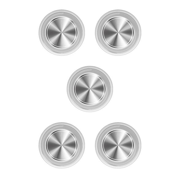 Youkk Mobile Phone Game Joystick Smartphone Touch Rocker Gamepad Button Controller Assist Joypad Accessories Supplies White 5Set