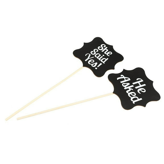 PBPBOX Proposal Props Wood Wedding Photo Props Assorted Color Elegant Wedding 1 Set