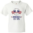 thumbnail image 3 of Inktastic America Est 1776 4th of July Youth T-Shirt, 3 of 5