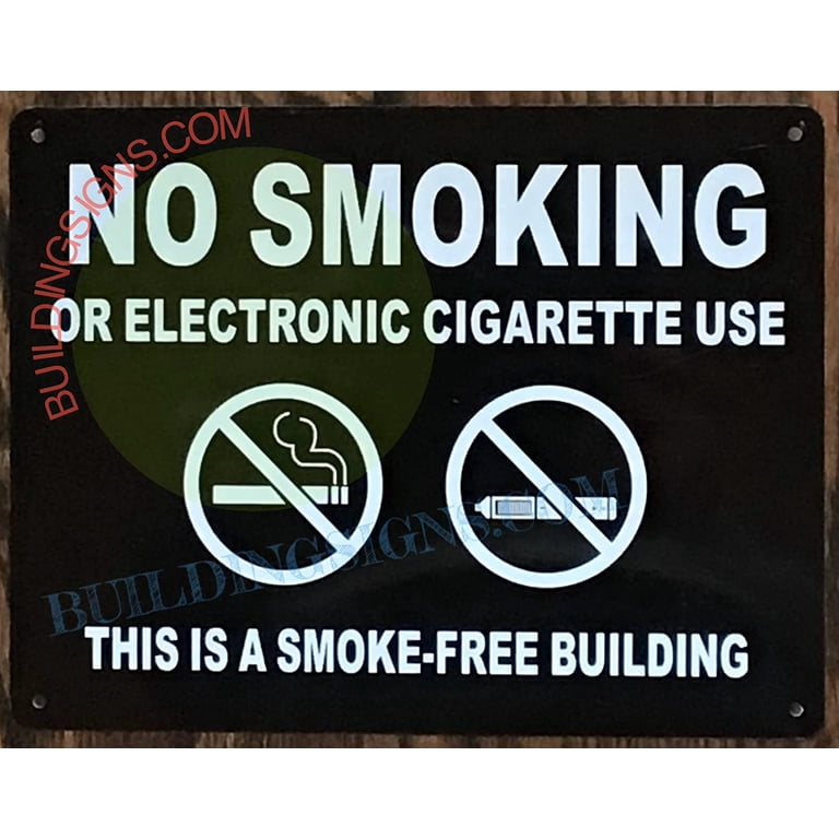 smoke free electronic cigarette NYC Smoke Free Act Sign