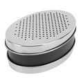 thumbnail image 1 of Parmesan Cheese Shredder, Cheese Grater Dual Sided Stainless Steel Box Grater Portable Food Shredder with Food Storage Container for Ginger Radish, 1 of 8