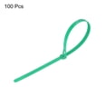 thumbnail image 3 of 12 Inch  Releasable Cable Ties Adjustable Zip Ties Removable Indoor Outdoor Tie Wraps Green 100Pcs, 3 of 6
