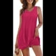 thumbnail image 5 of Vestido de Mujer, Estilo Torcido, Color Rosa y Rojo, Talla XL, 5 of 9