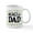 White, variant on CafePress - Beagle Dad - 11 oz Ceramic Mug - Novelty Coffee Tea Cup
