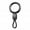 Black1, variant on Mdesiwest Universal Keychain Zinc Alloy Car Keychain Luxurious Gift to Enhance Keychain's Look