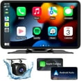 thumbnail image 1 of Pantalla Táctil Portátil 7" HD para Coche con CarPlay & Android Auto Inalámbricos, Cámara de Respaldo, Mirror Link y 4 Modos de Audio (2025), 1 of 6