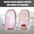 thumbnail image 2 of Unique Bargains Key Fob Remote Control Cover Case 3 Button Full Protection TPU Shell Pink for Audi A6 2012-2018, 2 of 6