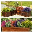 thumbnail image 5 of GRNSHTS 8 Bundles Lavender Artificial Flowers Outdoor UV Resistant Flowers Plastic Fake Flowers Plants for Outside Christmas decoration, 5 of 7