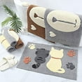thumbnail image 4 of Advancent Alfombrilla de baño bonita y multifuncional, amplia aplicación y antideslizante, bonita alfombrilla para puerta de baño con dibujos Decoración del hogar gato de espalda, 4 of 6