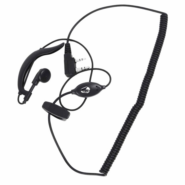 Auriculares Walkie Talkie, Auricular De Radio Profesional Ajustable De 2 Pines Cabezal K Para Accesorios Walkie Talkie