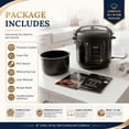 thumbnail image 6 of Haysky 16-in-1 8QT Electric Pressure Cooker Multi Cooker Rice Steamer Sauté Soup Yogurt Maker, Ceramic Pot, Black, 6 of 8