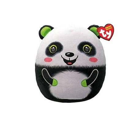 TY Squish-A-Boos Plush - BONSAI the Panda Bear (Small Size - 8 inch)