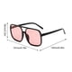 thumbnail image 4 of Sonducket Gafas ópticas Gafas con montura negra Protección de moda Accesorios de ropa de marco grande para protección de ojos Lentes Negro con borde rosa., 4 of 6