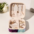 thumbnail image 6 of Unicorn Travel Portable Square Jewelry Box: Storage Box, Decorative Box, and Jewelry Stand for Rings, Earrings, Necklaces, Bracelets, and More – Ideal for Girls and Women, 6 of 6