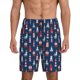 thumbnail image 1 of Balery Cartoon Lighthouse Pantalones cortos de pijama de punto de algodón para hombre con cinturilla y bolsillos-Small, 1 of 6