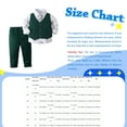 thumbnail image 7 of iEFiEL Kids Toddlers Boys Formal Gentleman Suit Outfit Dress Shirt with + Bow Tie + Tuxedo Vest + Pants, 7 of 7