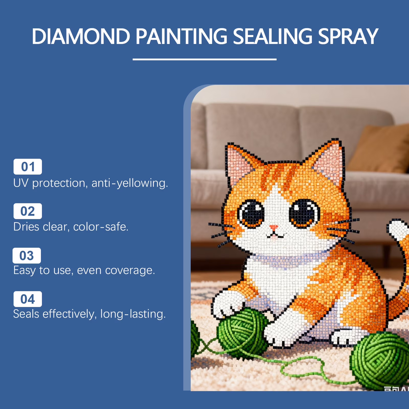 thumbnail image 4 of Spray Acrylic Sealer that is Specifically Formulated to Seal Craft Projects, Dries Crystal Clear is Non-Yellowing No-Run and Quick Drying, 4 of 9