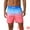 Blue Red, variant on DARING DIVA Men's Contrast Color Gradient Summer Drawstring Beach Shorts 30 Red Black
