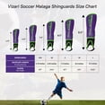 thumbnail image 3 of Espinilleras de fútbol Vizari Malaga para niños y adultos, 3 of 8