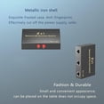thumbnail image 4 of shiyou-RJ45 Network Switch Selector 2 in 1 Out/1 in 2 Out, 2 Port Network Hub 10/1000M, Metal Shell, Used for switcher Between External and Local Network, 4 of 4